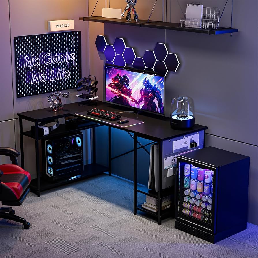 FryLR パソコンデスク L字 机 幅150cm Amazon | FryLR パソコンデスク L字 机 幅150cm パソコンラック